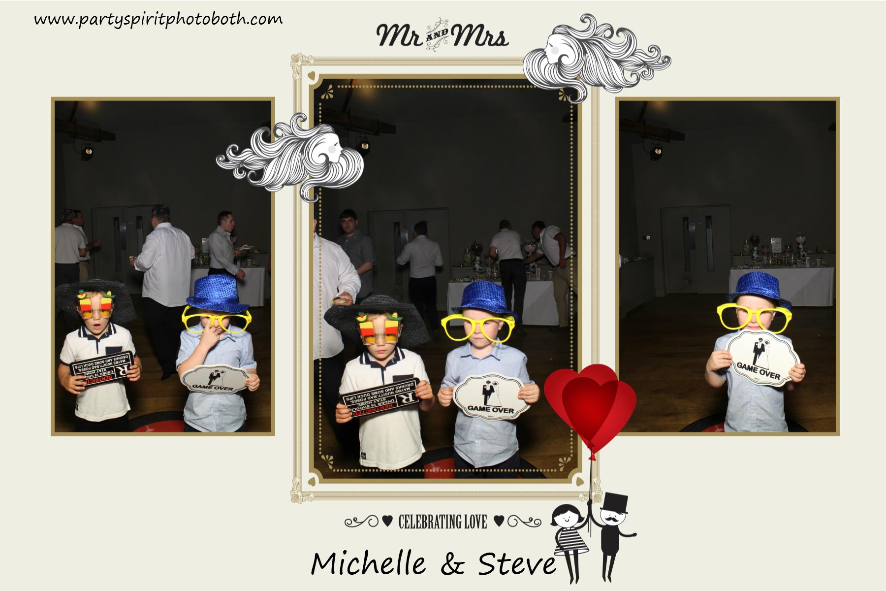 Michelle & Steve Wedding | View more photos from the event at gallery.partyspiritphotobooth.com/u/PartySpiritPhotoBooth/Michelle-Steve-Wedding